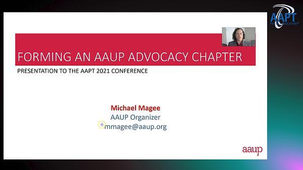 Forming an AAUP Chapter at Your Institution