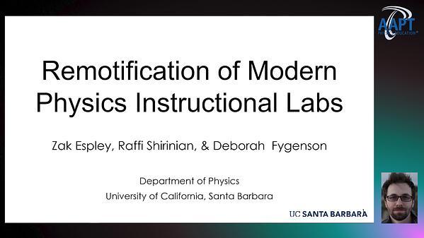 Remotification of Five Introductory Modern Physics labs for ~$1k apiece