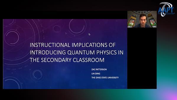 Instructional Implications of Introducing Quantum Physics in the Secondary Classroom