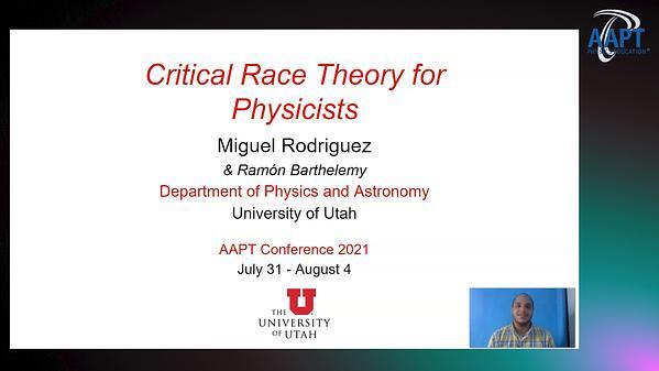 An Introduction to Critical Race Theory for Physicists