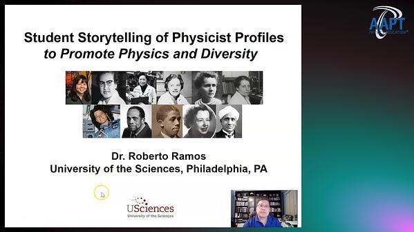 Student Storytelling of Physicist Profiles to Promote Physics and Diversity