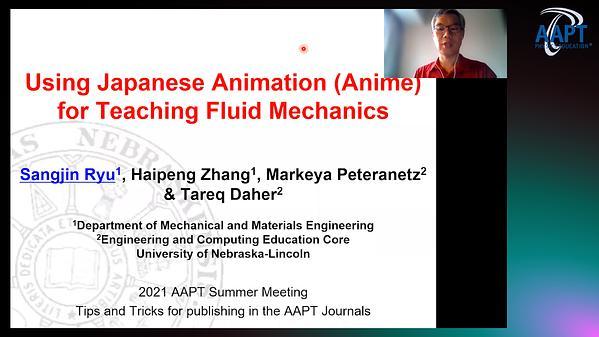 Using Japanese Animation (Anime) for Teaching Fluid Mechanics
