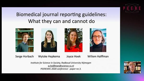 Biomedical journal reporting guidelines: what they can and cannot do.