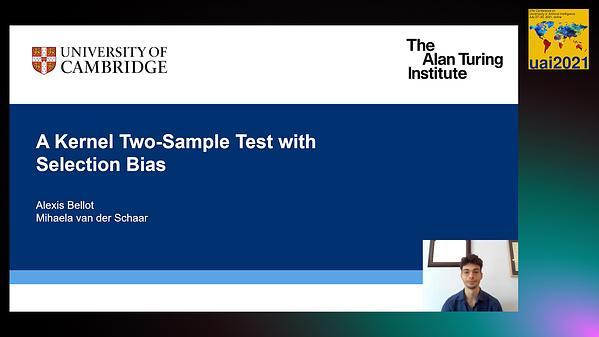 A Kernel Two-Sample Test with Selection Bias