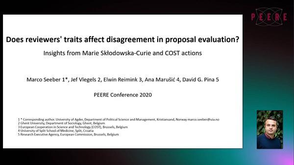 Does reviewers' traits affect disagreement in proposal evaluation?