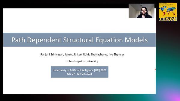 Path Dependent Structural Equation Models