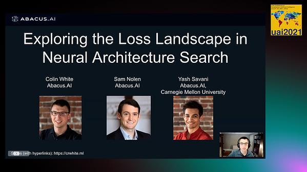Exploring the Loss Landscape in Neural Architecture Search