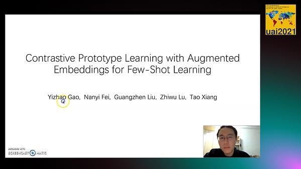 Contrastive Prototype Learning with Augmented Embeddings for Few-Shot Learning