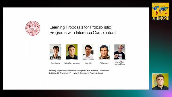 Learning Proposals for Probabilistic Programs with Inference Combinators