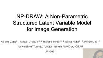 A Non-Parametric Structured Latent Variable Model for Image Generation