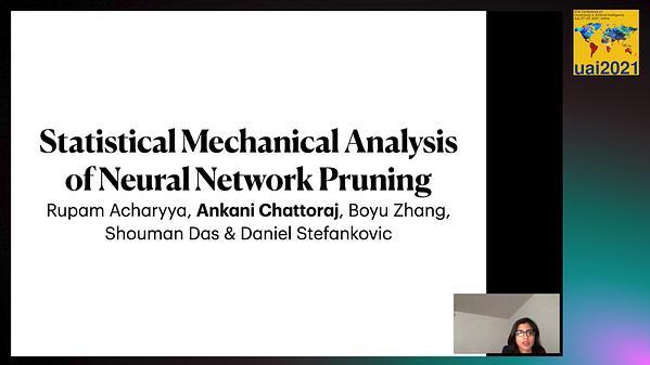Statistical Mechanical Analysis of Neural Network Pruning