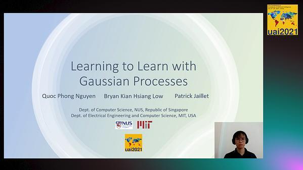 Learning to Learn with Gaussian Processes