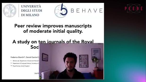 Peer Review Improves Manuscripts of Moderate Initial Quality. A Study on Ten Journals from the Royal Society (2006-2017)