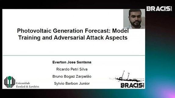 Photovoltaic Generation Forecast: Model Training and Adversarial Attack Aspects