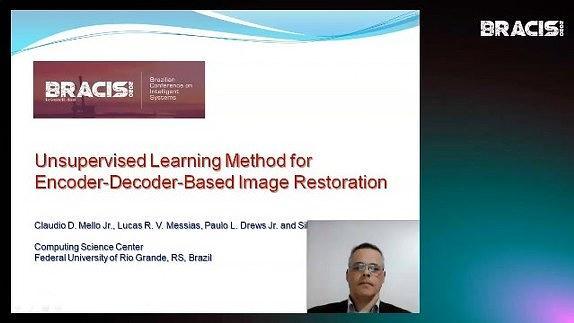 Unsupervised Learning Method for Encoder-Decoder-Based Image Restoration