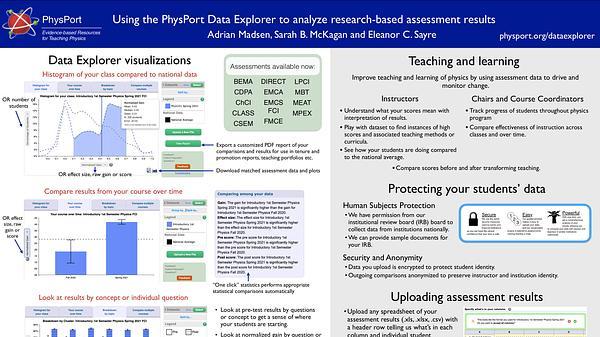 Using the PhysPort Data Explorer to analyze research-based assessment results