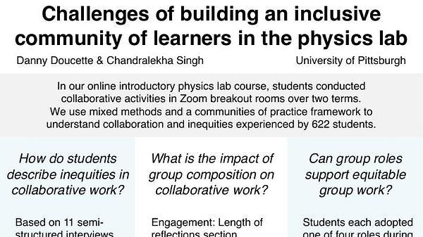 Challenges of building an inclusive community of learners in the physics lab
