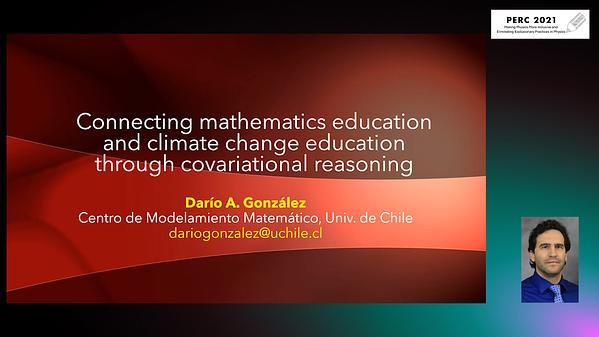 Connecting mathematics education and climate change education through covariational reasoning