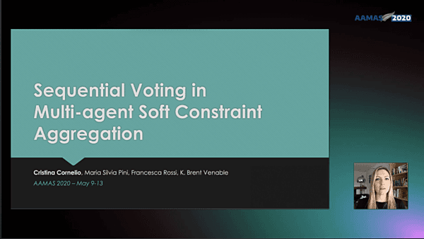 Sequential Voting in Multi-agent Soft Constraint Aggregation