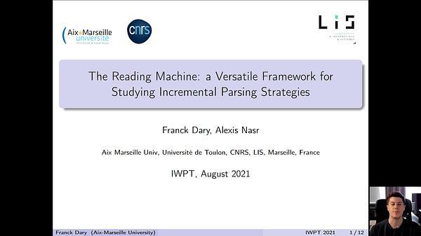 The Reading Machine: a Versatile Framework for Studying Incremental Parsing Strategies