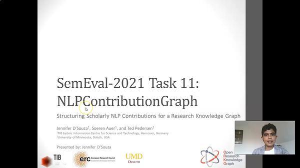 SemEval-2021 Task 11: NLPContributionGraph - Structuring Scholarly NLP Contributions for a Research Knowledge Graph