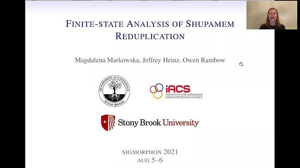Finite-state Model of Shupamem Reduplication