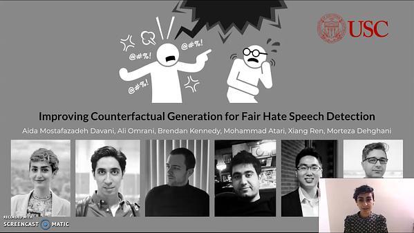 Improving Counterfactual Generation for Fair Hate Speech Detection