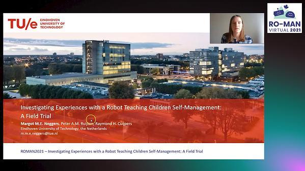 Investigating Experiences with a Robot Teaching Children Self-Management: A Field Trial