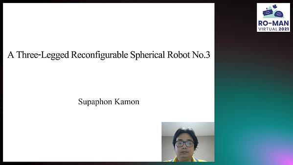 A Three-Legged Reconfigurable Spherical Robot No.3