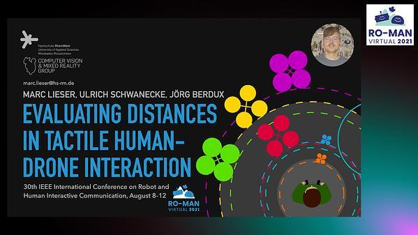 B1: Evaluating Distances in Tactile Human-Drone Interaction