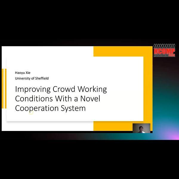 Improving Crowd Working Conditions with A Novel Cooperation System