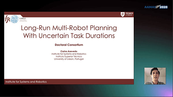 Long-Run Multi-Robot Planning Under Uncertain Task Durations