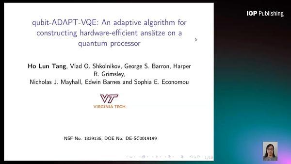 qubit-ADAPT-VQE: An adaptive algorithm for constructing hardware-efficient ansätze on a quantum processor