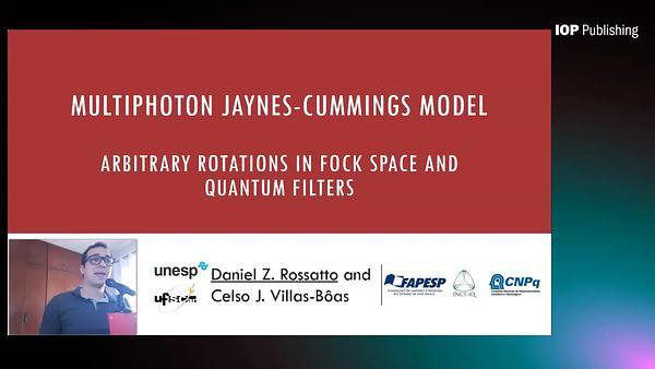 Multiphoton Jaynes-Cummings Model: Arbitrary Rotations in Fock Space and Quantum Filters