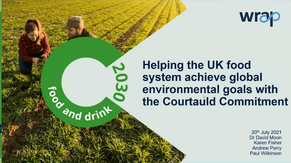 Helping the UK food system achieve global environmental goals with the Courtauld Commitment