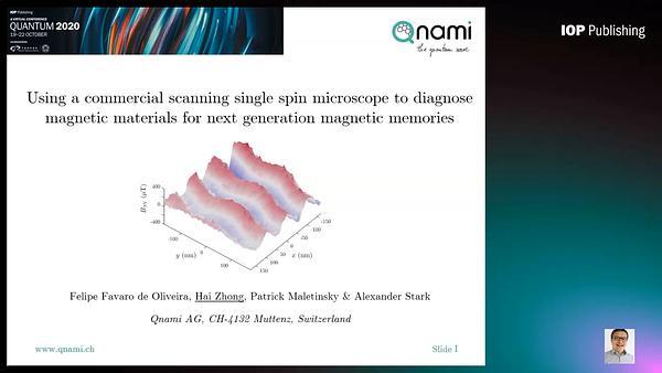 Using a commercial scanning single spin microscope to diagnose magnetic materials for next generation magnetic memories