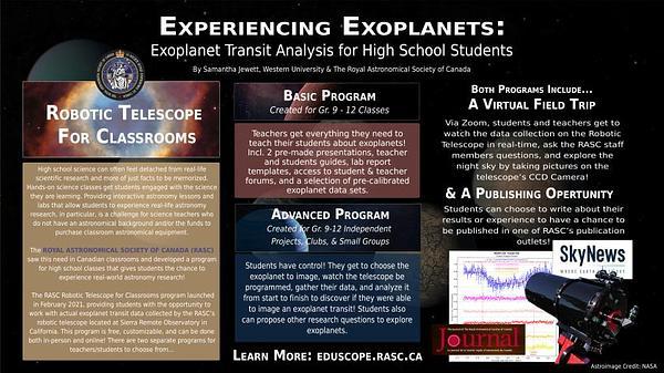 Experiencing Exoplanets: Exoplanet Transit Analysis for High School Students