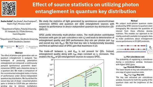 Effect of source statistics on utilizing photon
entanglement in quantum key distribution