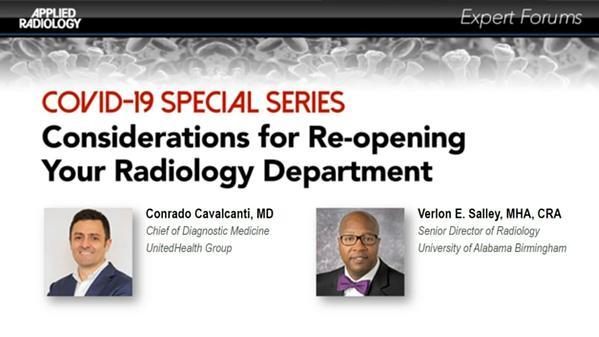 Considerations for Re-opening Your Radiology Department