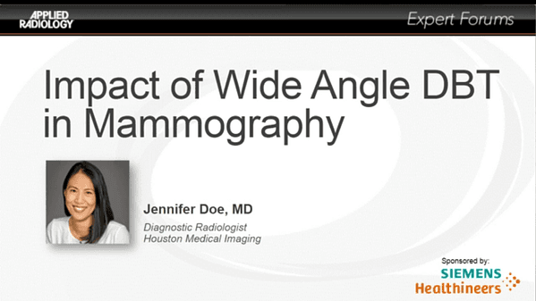The Impact of Wide-angle DBT in Mammography
