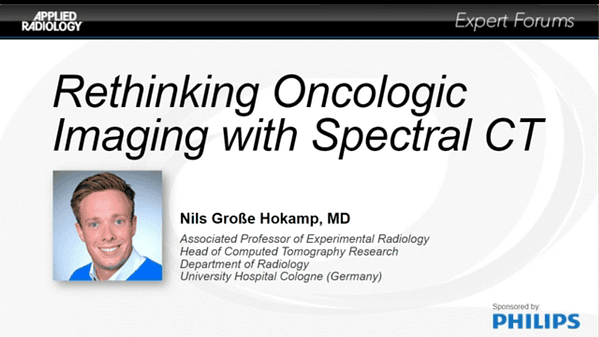 Rethinking Oncologic Imaging with Spectral CT