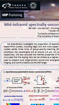 Mid-infrared spectrally-uncorrelated biphotons generation from doped PPLN