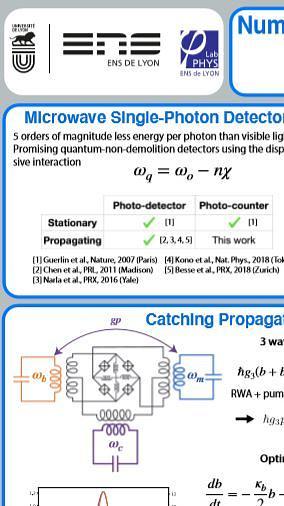 Number-resolved photocounter for propagating microwave mode
