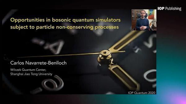 Opportunities in bosonic quantum simulators subject to particle non-conserving processes