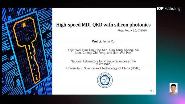High-speed MDI-QKD with silicon photonics