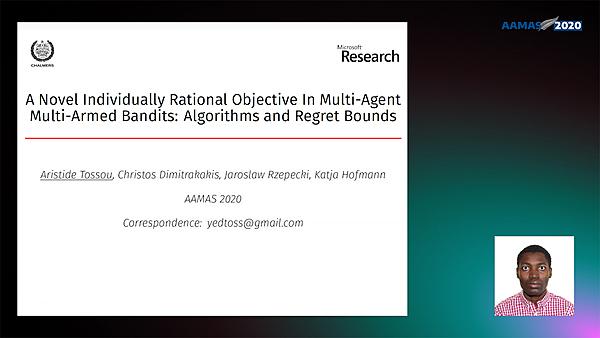 A Novel Individually Rational Objective In Multi*Agent Multy-Armed Bandits: Algorithms and Regret Bounds