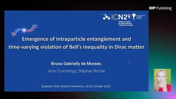 Intra-Particle Entanglement and Bell's Inequality in Dirac Matter
