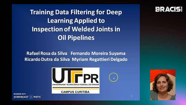 Training Data Filtering for Deep Learning Applied toInspection of Welded Joints in Oil Pipelines
