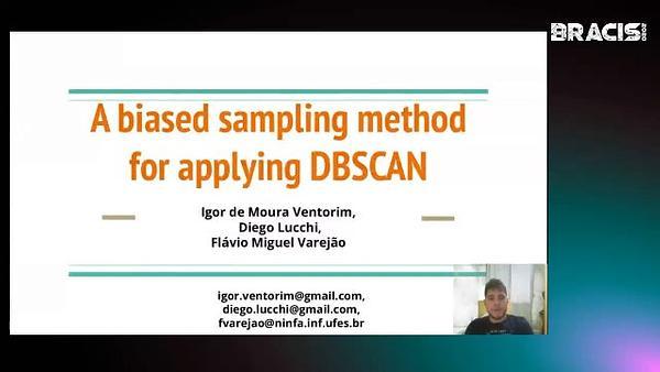 A biased sampling method for applying DBSCAN