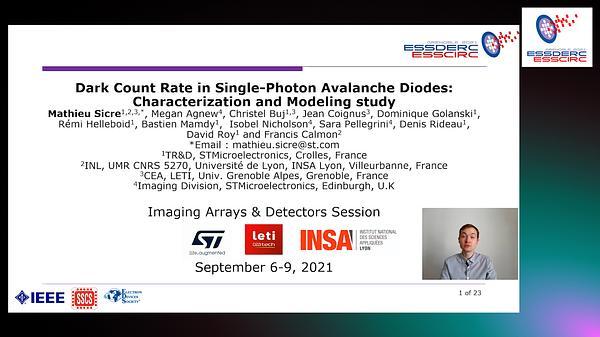 Dark Count Rate in Single-Photon Avalanche Diodes: Characterization and Modeling Study